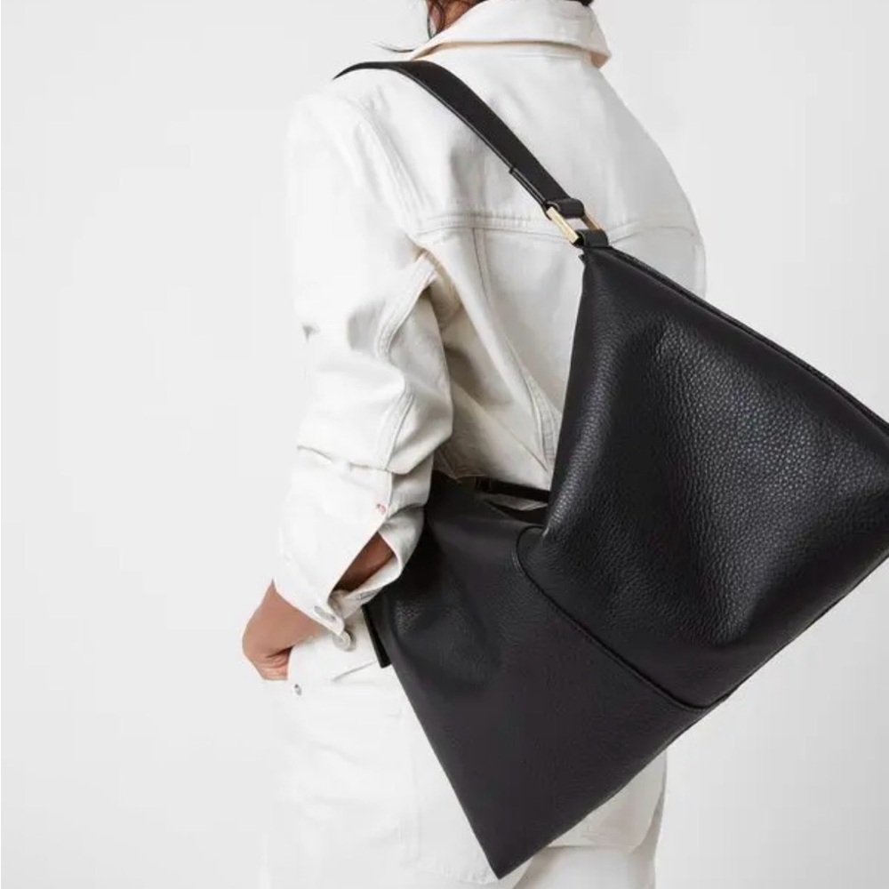 All Saints Edbury Tan Leather Shoulder Bag - Picture 8 of 9